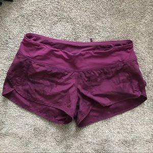 NWOT Lululemon speed shorts